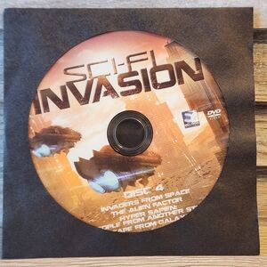 Sci Fi Invasion Science Fiction DVD Disc 4   4 Movies